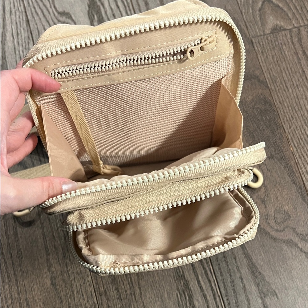 BEIS Beige Sport Sling Belt Bag - Picture 4 of 11